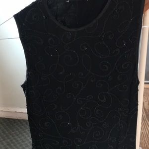 Black mini dress sizee M